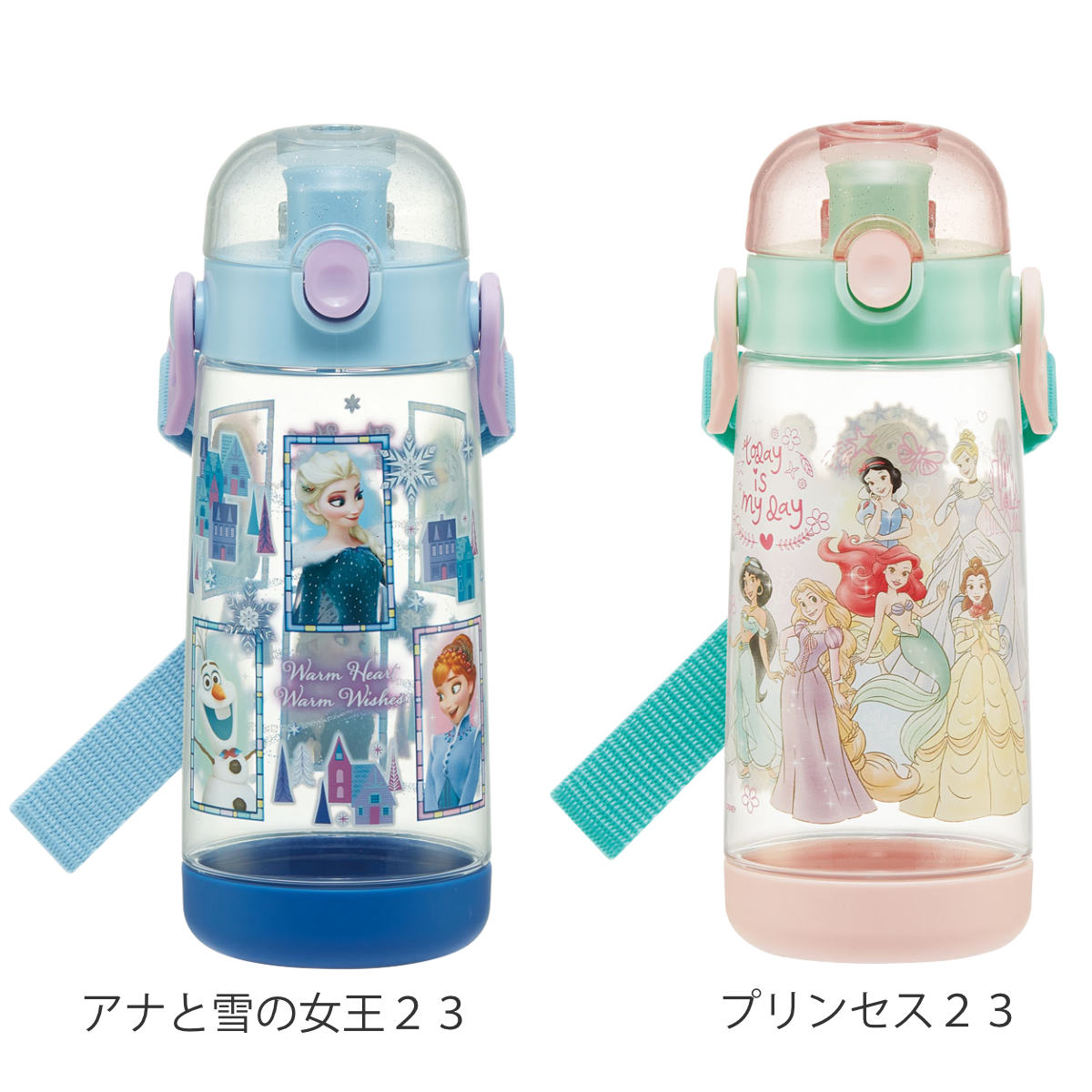スケーター 水筒 キッズ ワンタッチ プラスチック 直飲み ボトル 480ml