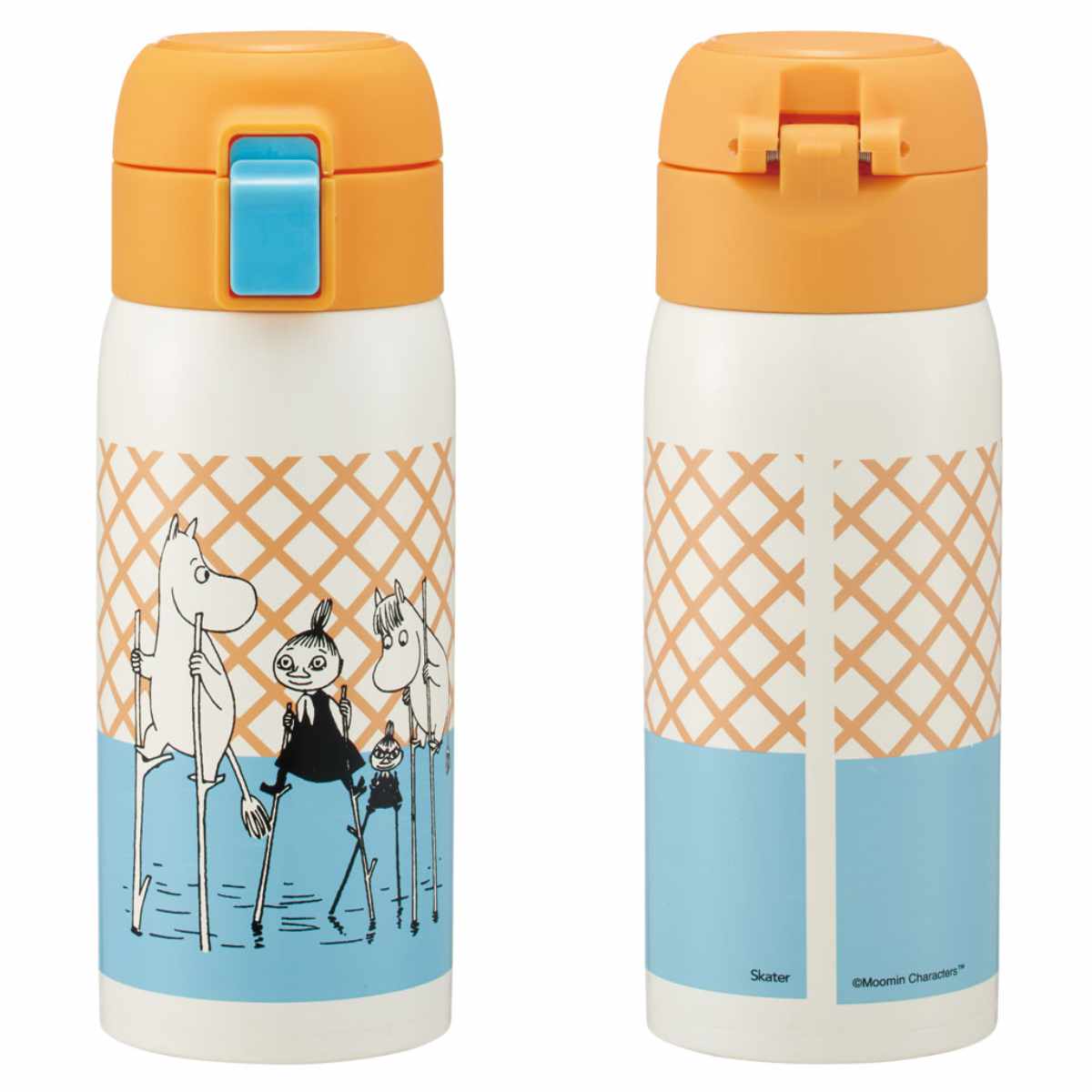 スケーター 水筒 350ml ワンタッチ ステンレス 子供 キッズ 直飲み