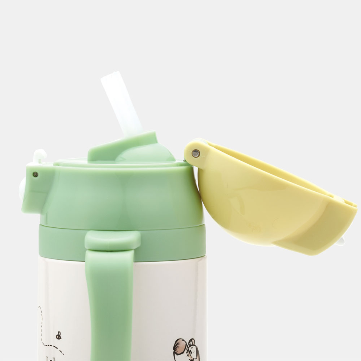スケーター ベビーマグ 2WAY ストロー ステンレス 水筒 350ml