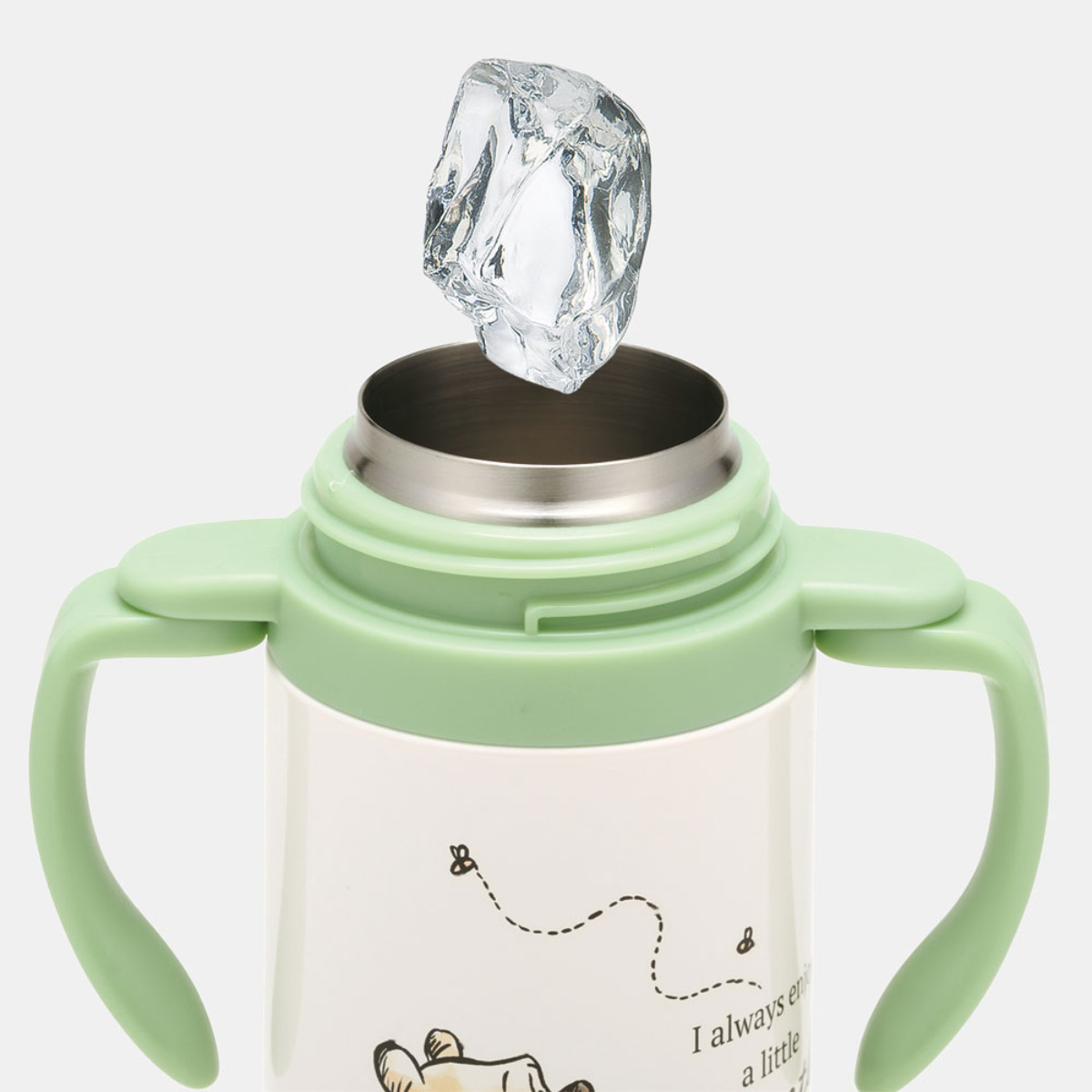 スケーター ベビーマグ 2WAY ストロー ステンレス 水筒 350ml