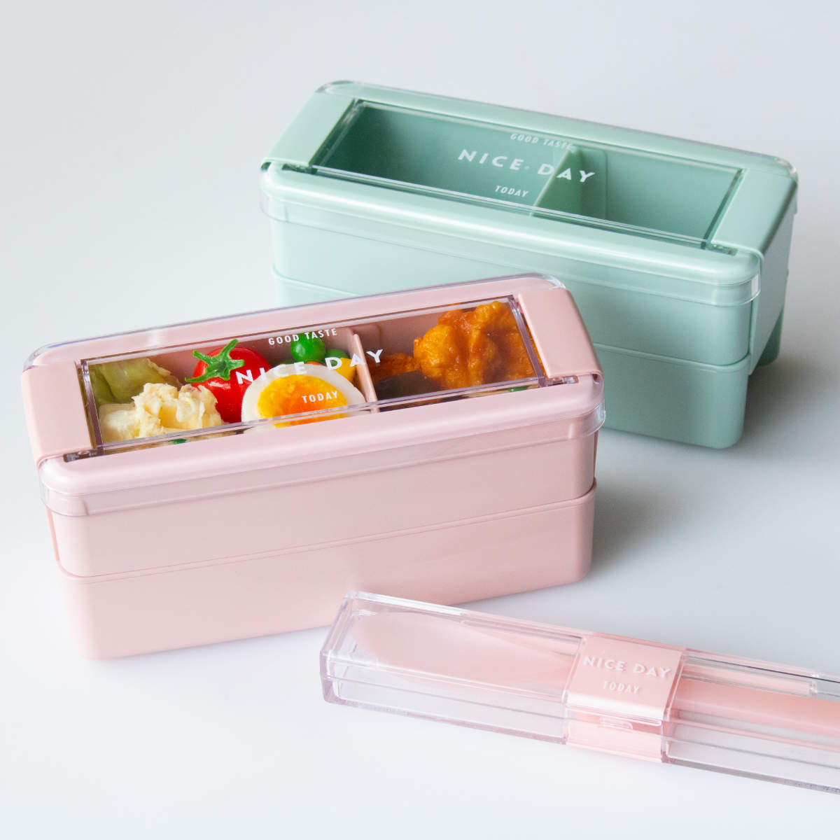 お弁当箱 イージーケアランチボックス2段 680ml （ 弁当箱 ランチ