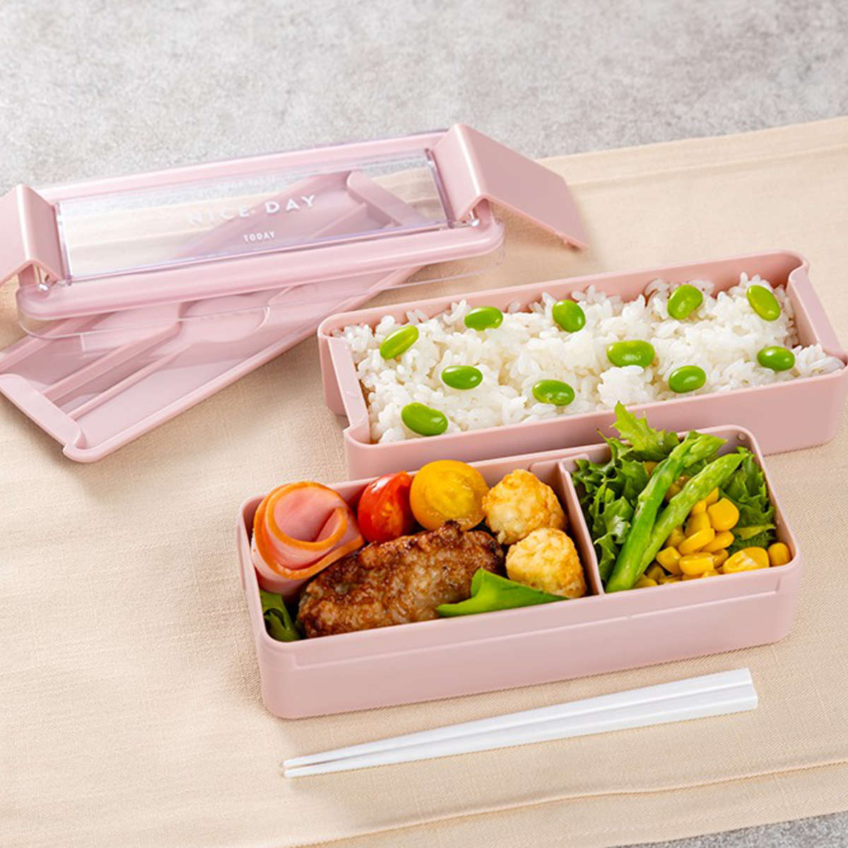 お弁当箱 イージーケアランチボックス2段 680ml （ 弁当箱 ランチ