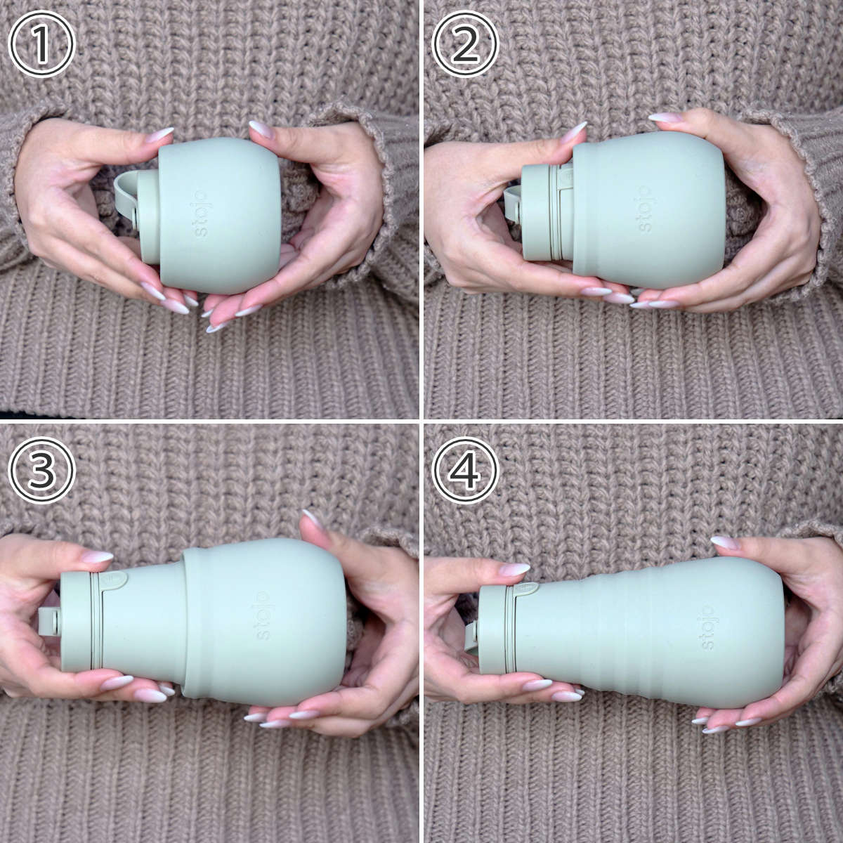 stojo（ストージョ） 水筒 stojo BOTTLE 590ml スクリュー 食洗機 電子