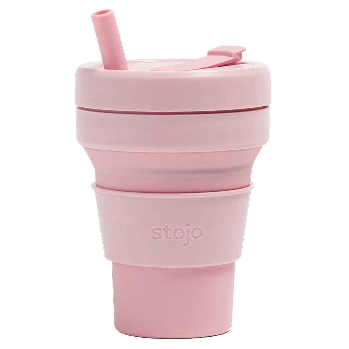 stojo タンブラー BIGGIE 470ml 持ち運び 蓋付き ストロー付き