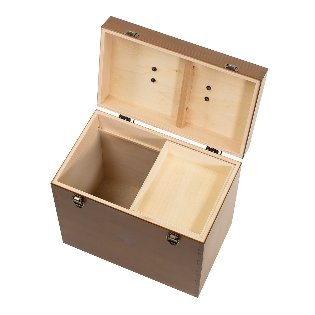 救急箱 木製 日本製 大容量 薬箱 薬 収納 （ 薬ケース 救急ボックス 薬