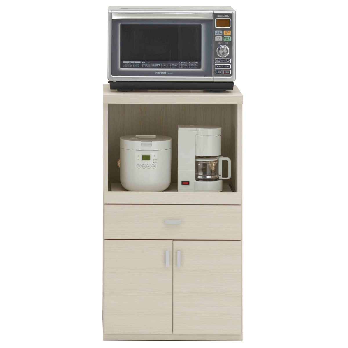 フナモコ（FUNAMOCO） レンジ台 幅55cm 日本製 キッチン収納 北欧風