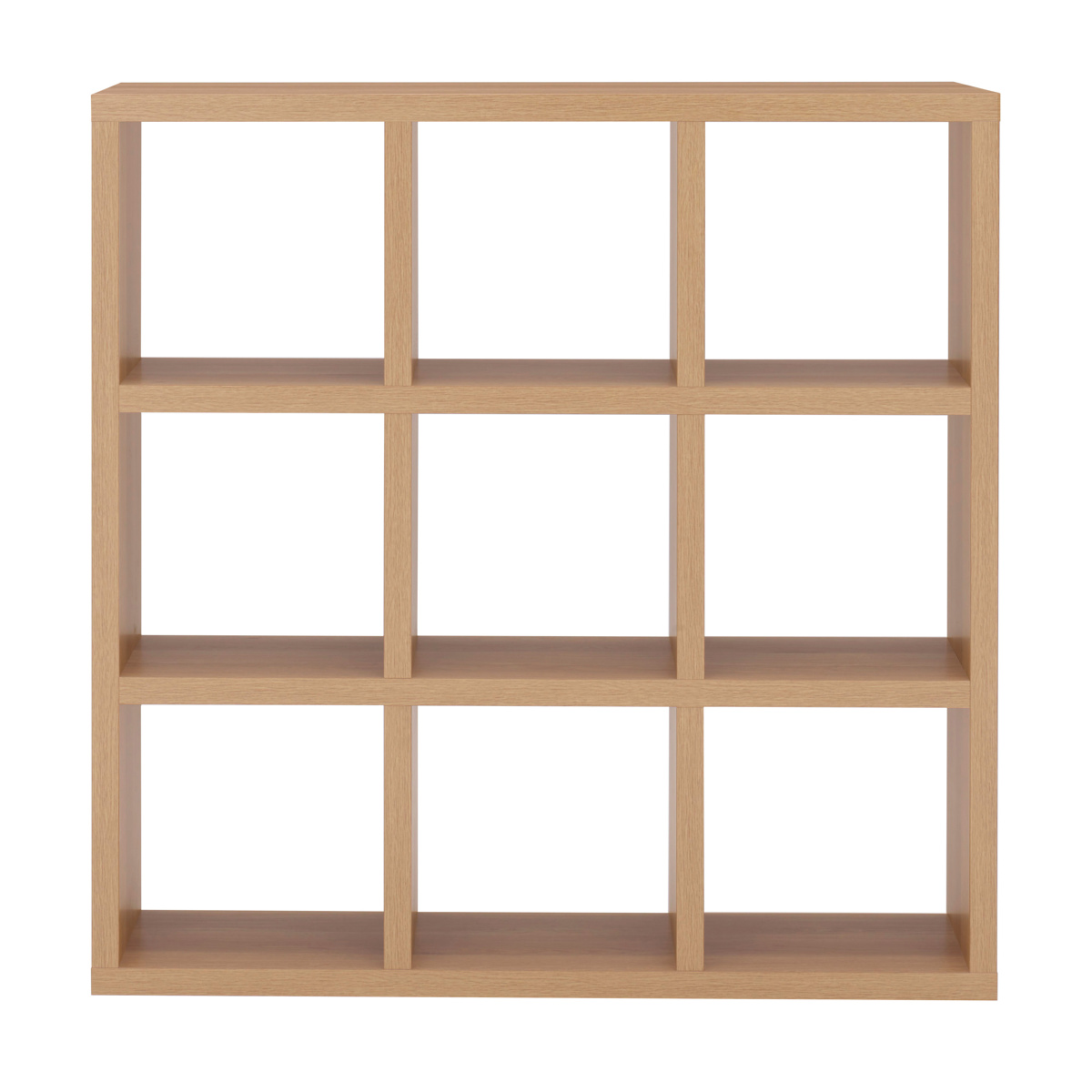 フナモコ（FUNAMOCO） 本棚 幅114.7cm 日本製 ブックシェルフ 9マス