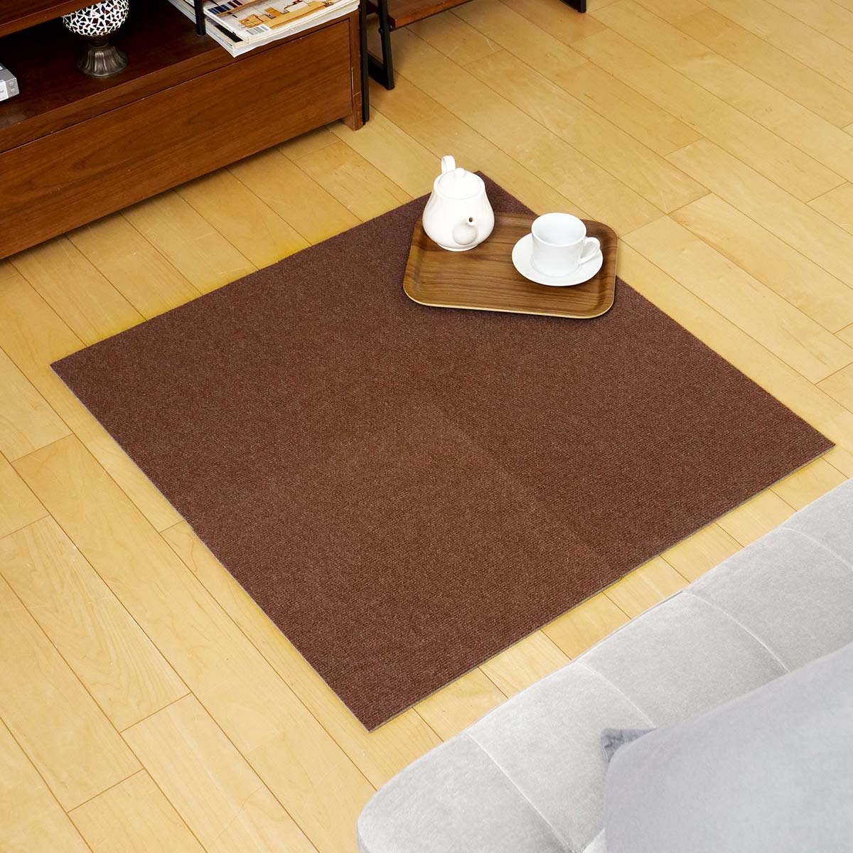 ワタナベ工業 タイルマット 吸着ぴたパネル 防音タイプ 約40×40cm 20枚