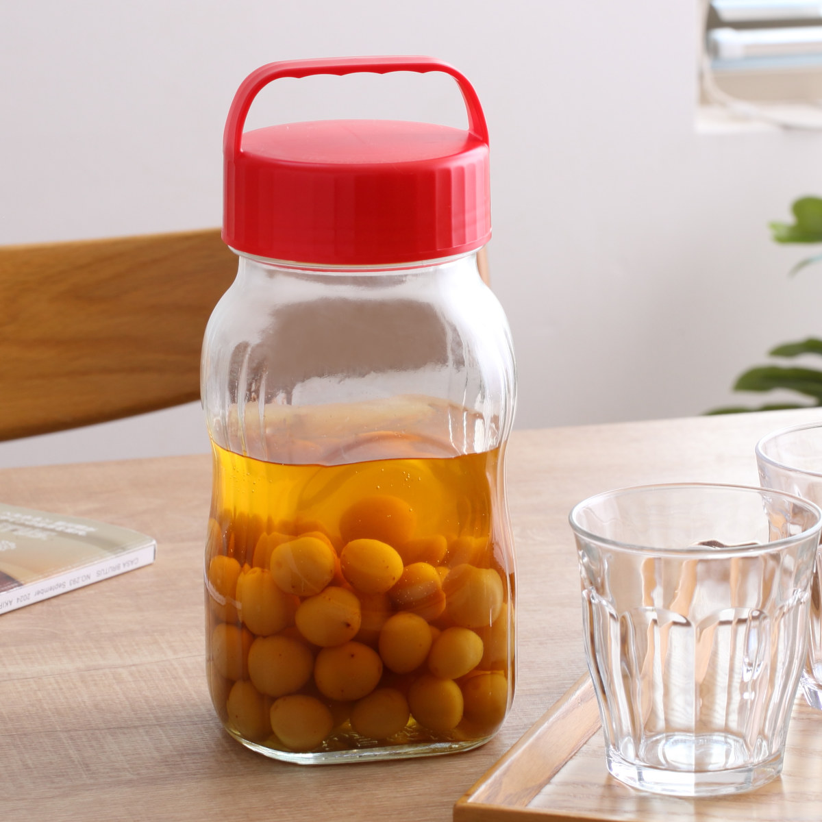 東洋佐々木ガラス 果実酒びん 漬け上手 1.5L 小出し用ポット 保存容器