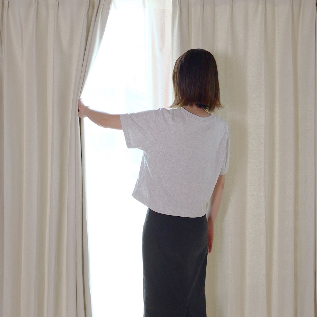 ユニベール（UNIVERS） カーテン 防炎 2級遮光カーテン 幅200×丈135