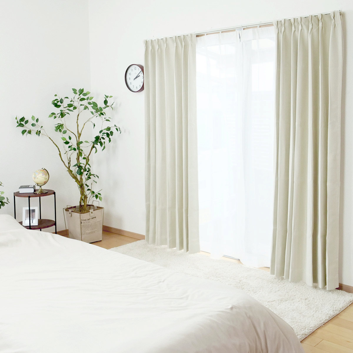 ユニベール（UNIVERS） カーテン 防炎 2級遮光カーテン 幅100×丈105