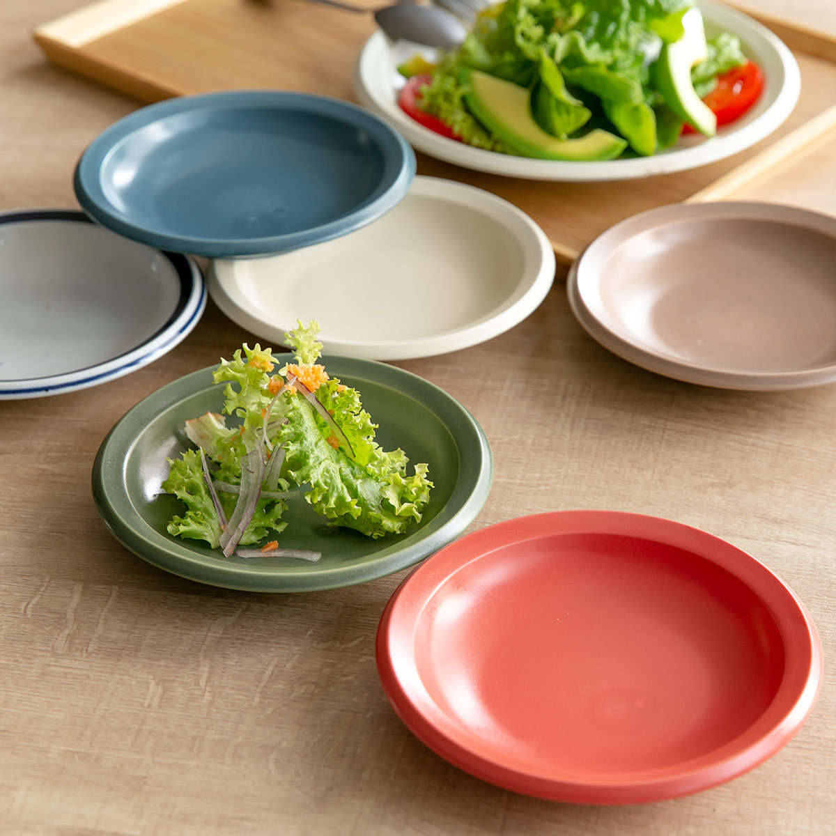 プレート 16cm M AirStack エアスタック 磁器 美濃焼 （ 食洗機対応