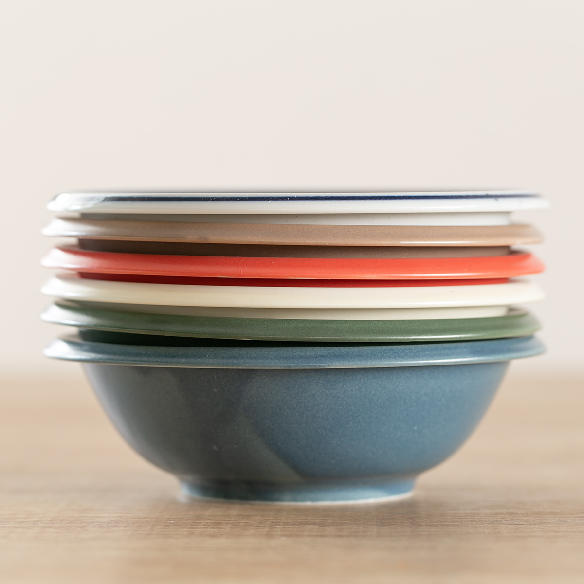 ボウル 14.5cm AirStack エアスタック 磁器 美濃焼 （ 食洗機対応 電子