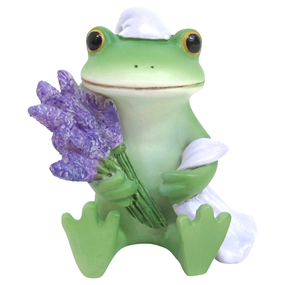 コポー 藤の花とカップル カエル 置物 （ Copeau 置き物 コポタロウ