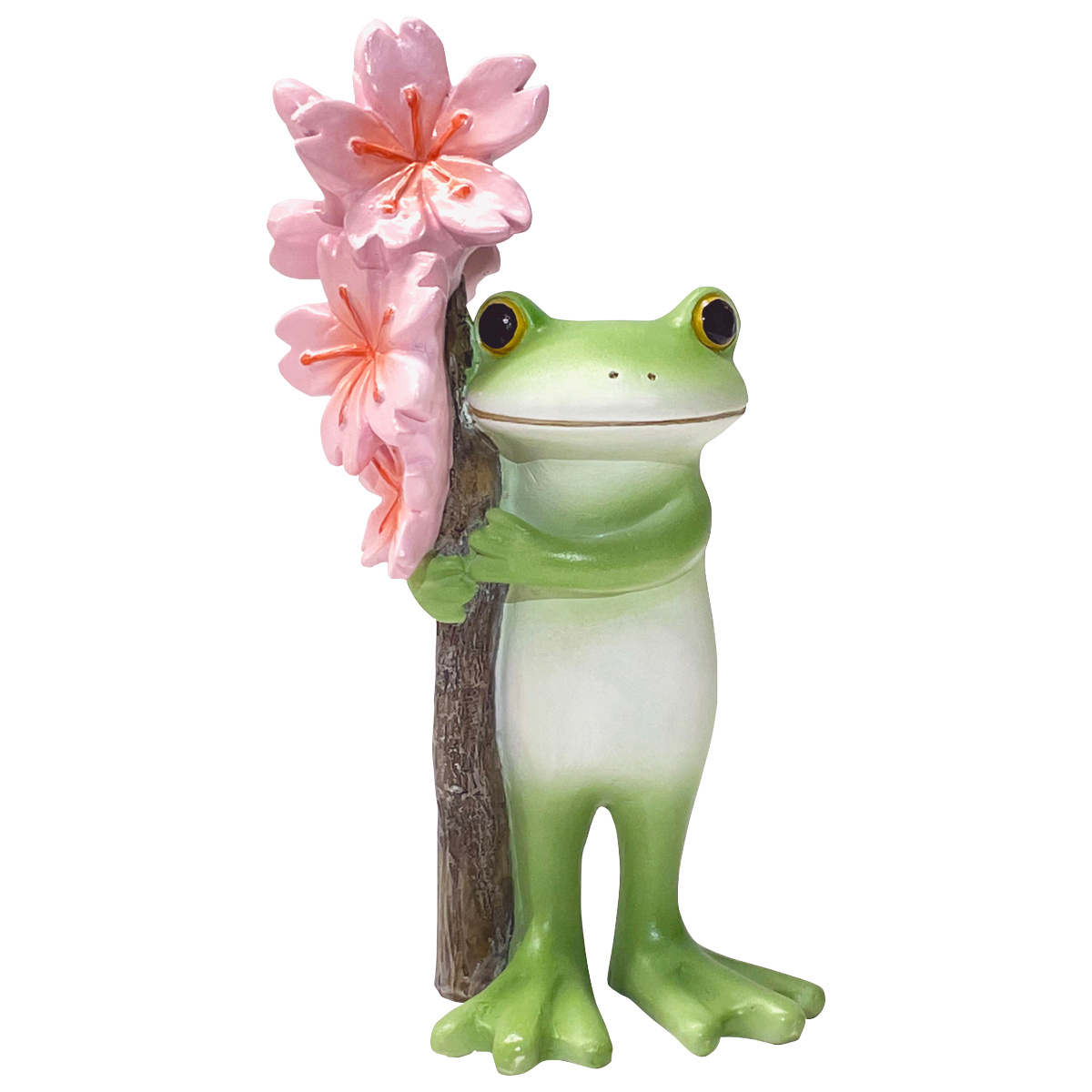 コポー ミドル 桜の枝を抱えるカエル カエル 置物 （ Copeau 置き物
