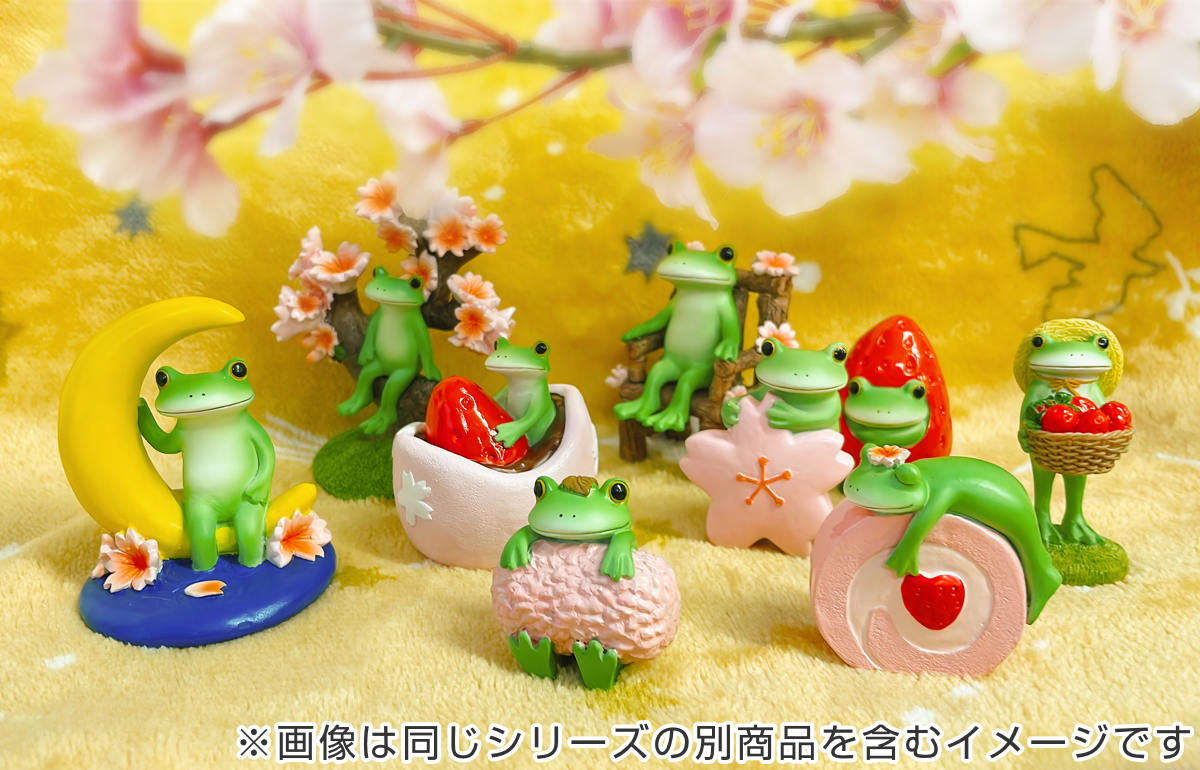 コポー ミドル 桜の枝を抱えるカエル カエル 置物 （ Copeau 置き物