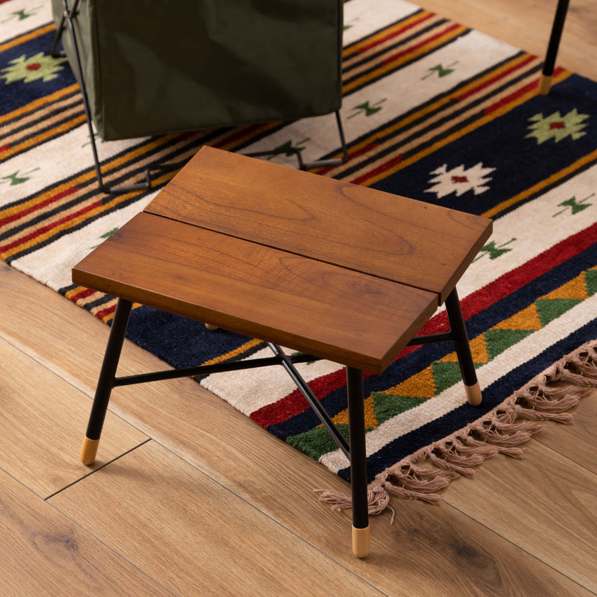 東谷 スツール 座面高25cm 木製 北欧 2脚セット （ 椅子 いす イス