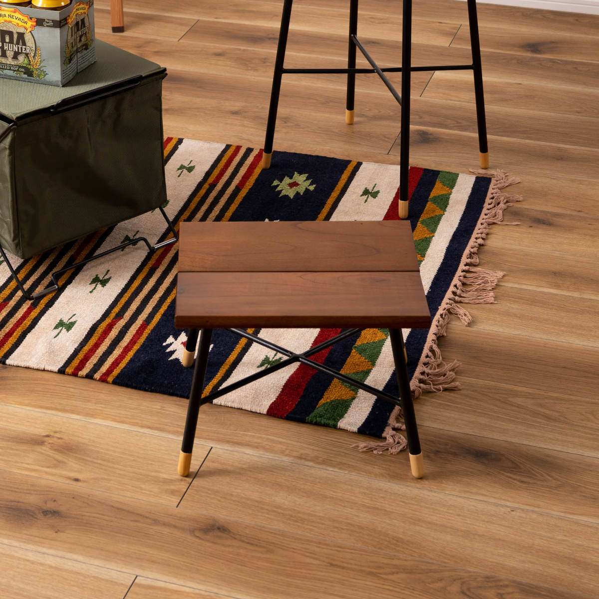 東谷 スツール 座面高25cm 木製 北欧 2脚セット （ 椅子 いす イス