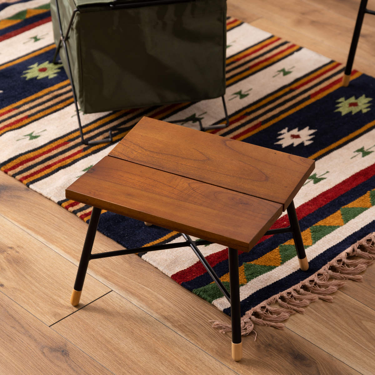 東谷 スツール 座面高25cm 木製 北欧 2脚セット （ 椅子 いす イス