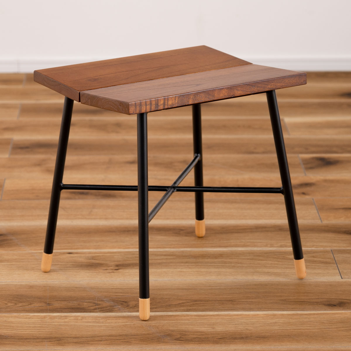 東谷 スツール 座面高35cm 木製 北欧 2脚セット （ 椅子 いす イス