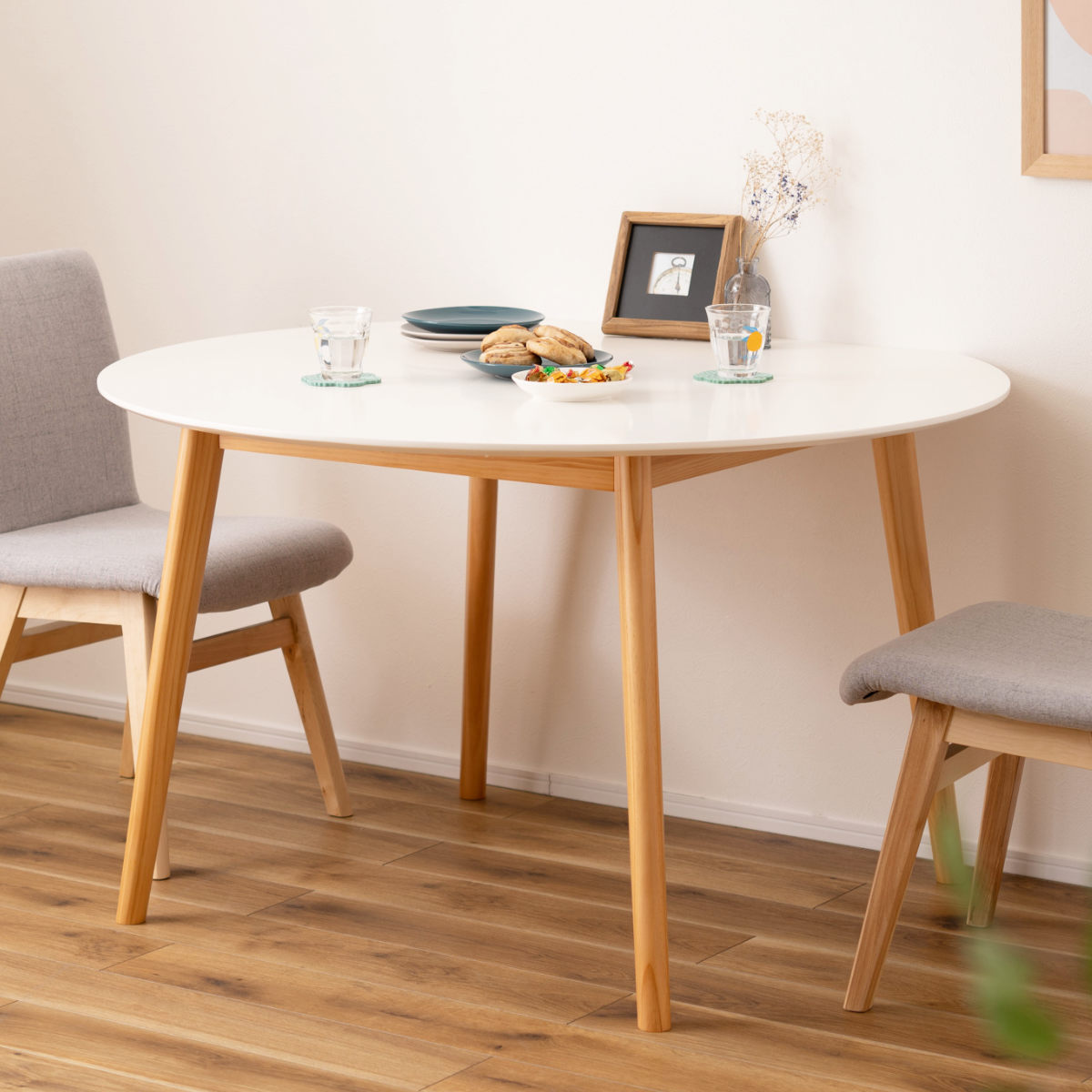東谷 ダイニングテーブル 幅120cm 4人掛け 変形天板 （ テーブル