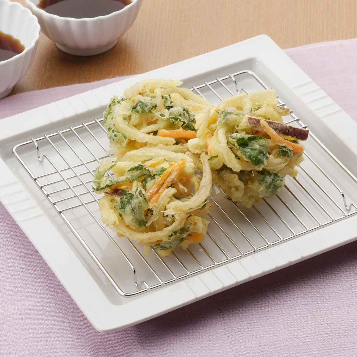 下村企販 プレート 網付き 25cm スクエアディッシュ 磁器 （ 食洗機 