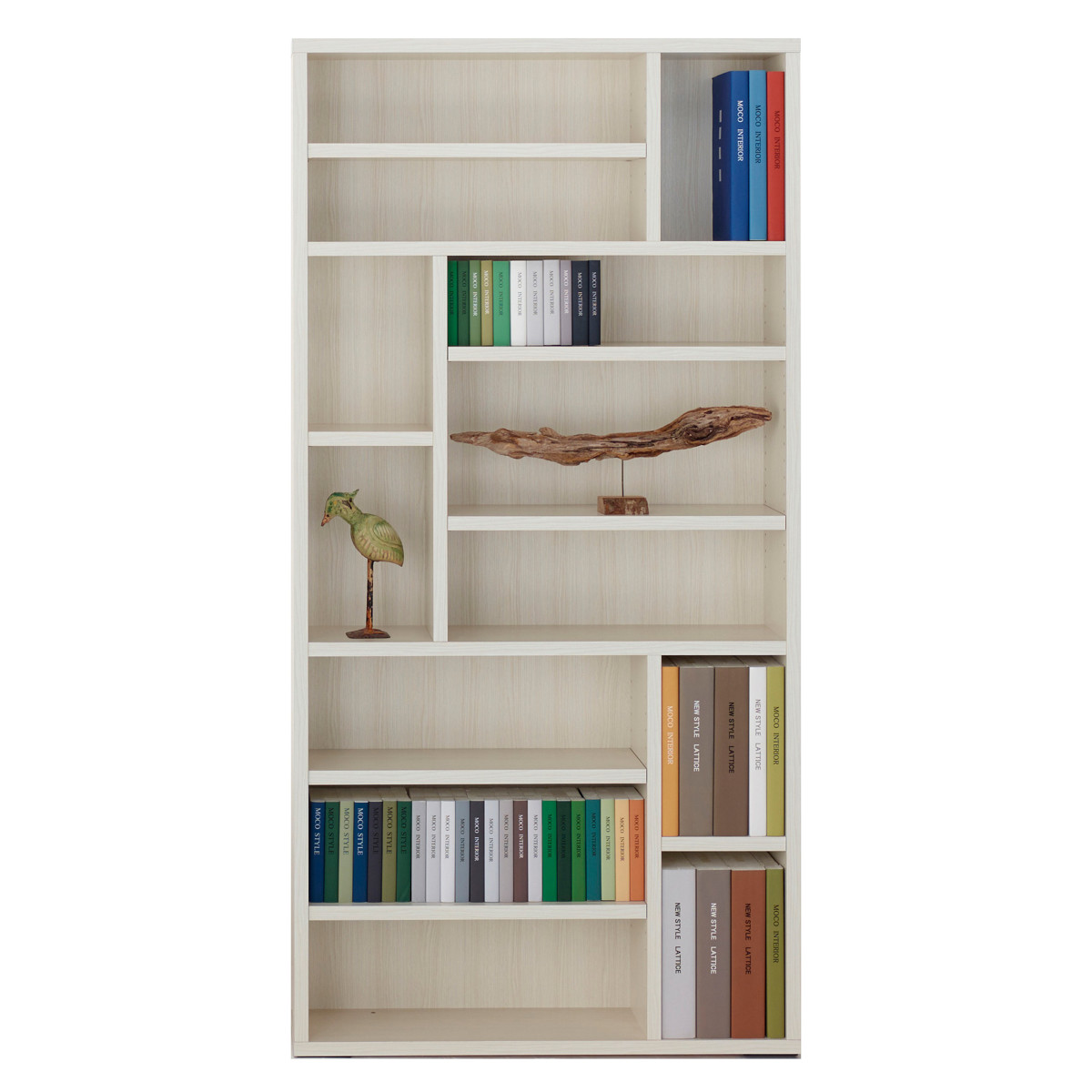 R305 MOCOフナモコ 本棚 収納棚 オープンラック 日本製 90cm 美品