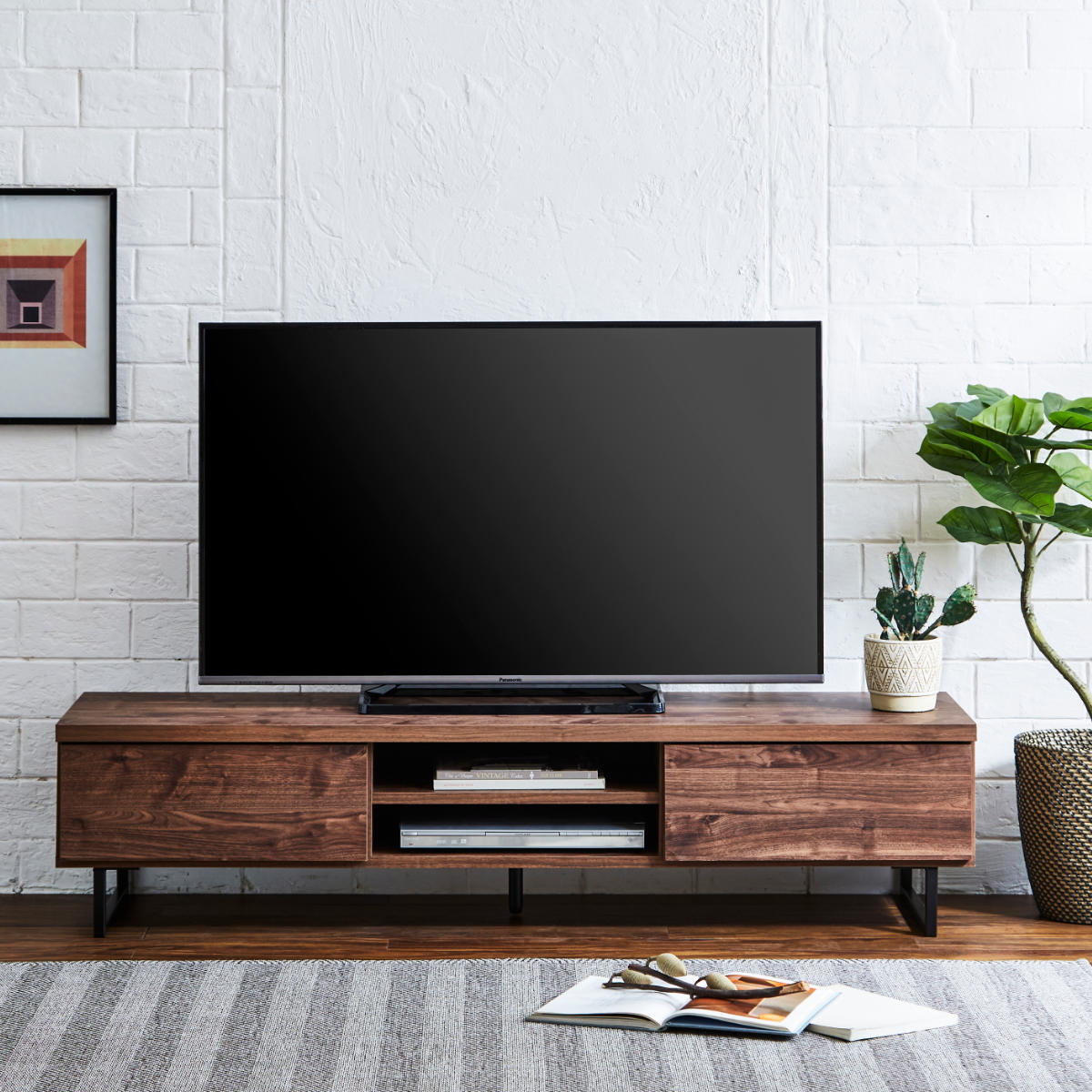 アルファタカバ テレビ台 ローボード 北欧風 シンプルデザイン 幅160cm