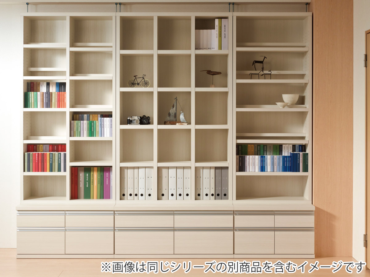 フナモコ（FUNAMOCO） コミックシェルフ 6段 前後2列棚 日本製 約幅