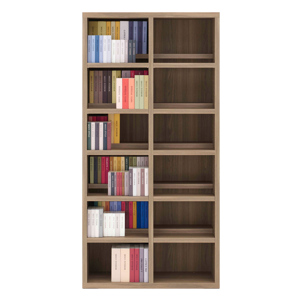 フナモコ（FUNAMOCO） 本棚 幅89.9cm 日本製 コミックシェルフ 6段