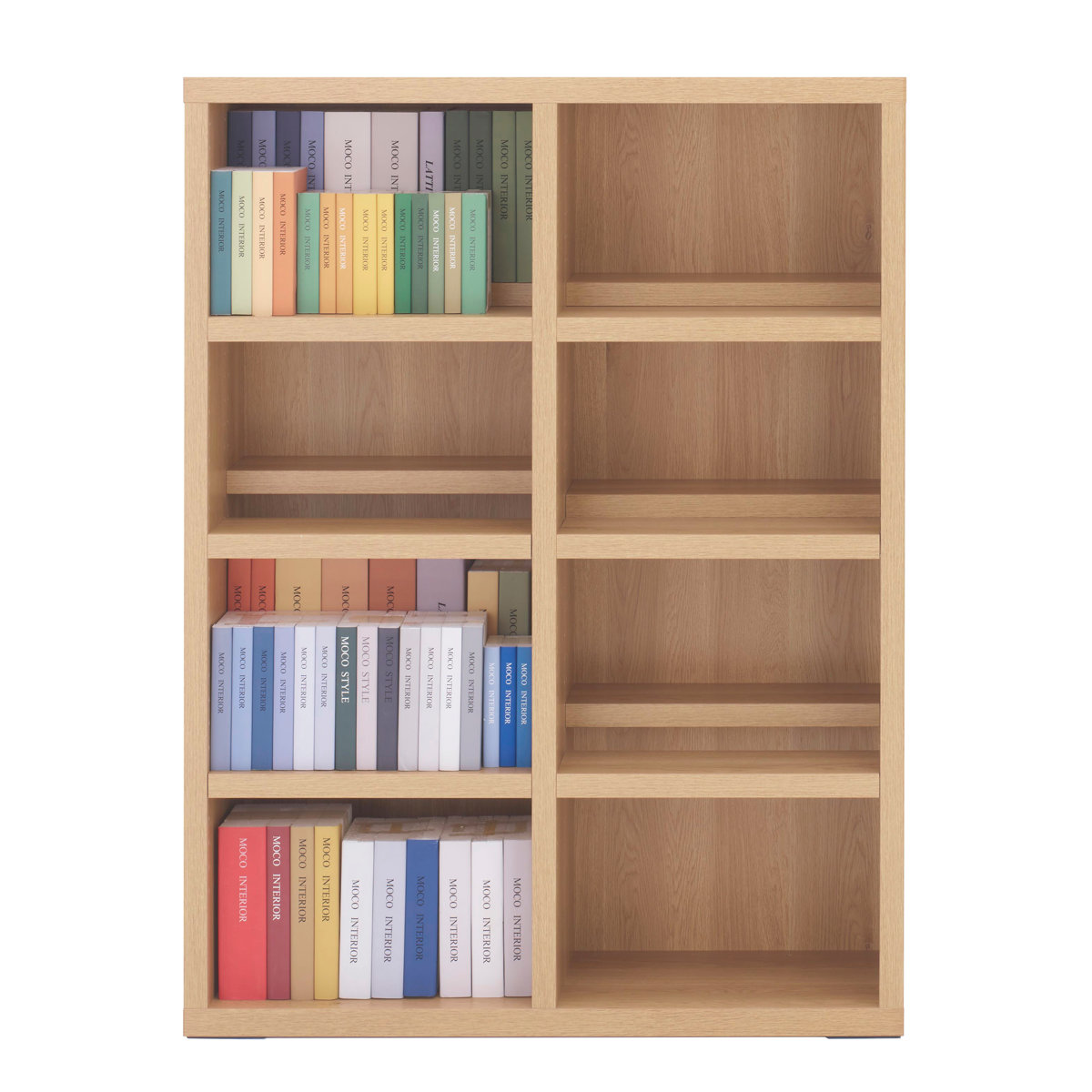 フナモコ（FUNAMOCO） 本棚 幅89.9cm 日本製 コミックシェルフ 4段