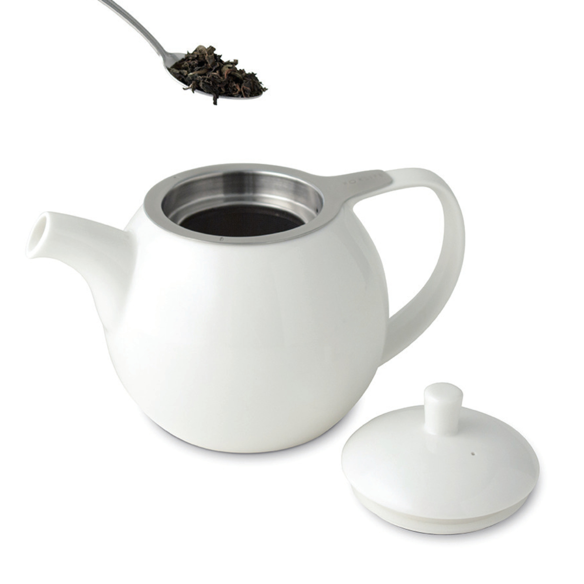 FORLIFE JAPAN ティーポット 710ml Curve カーヴ 陶器 （ 食洗機対応