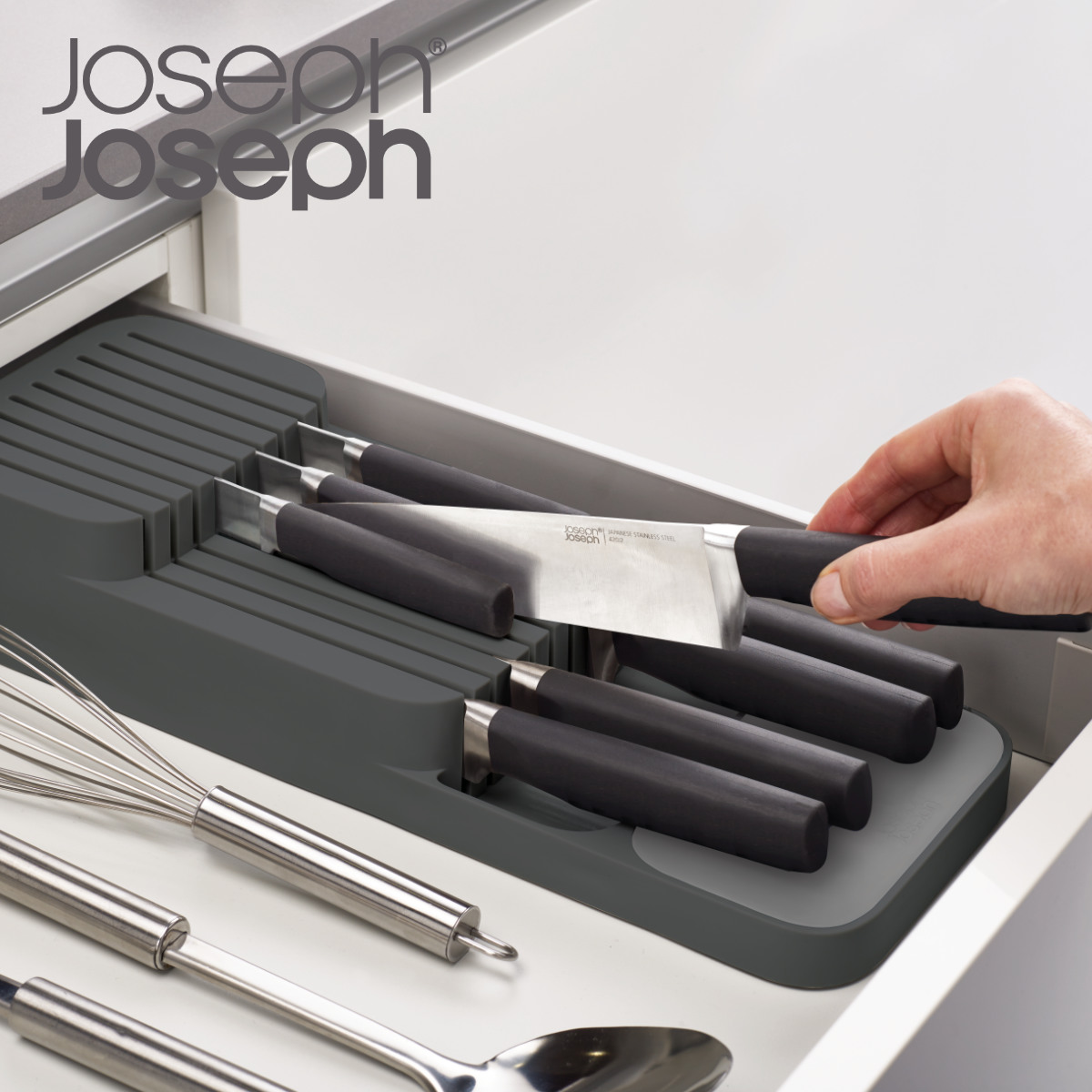 Joseph Joseph（ジョセフジョセフ） 包丁スタンド デュオ インドロワー