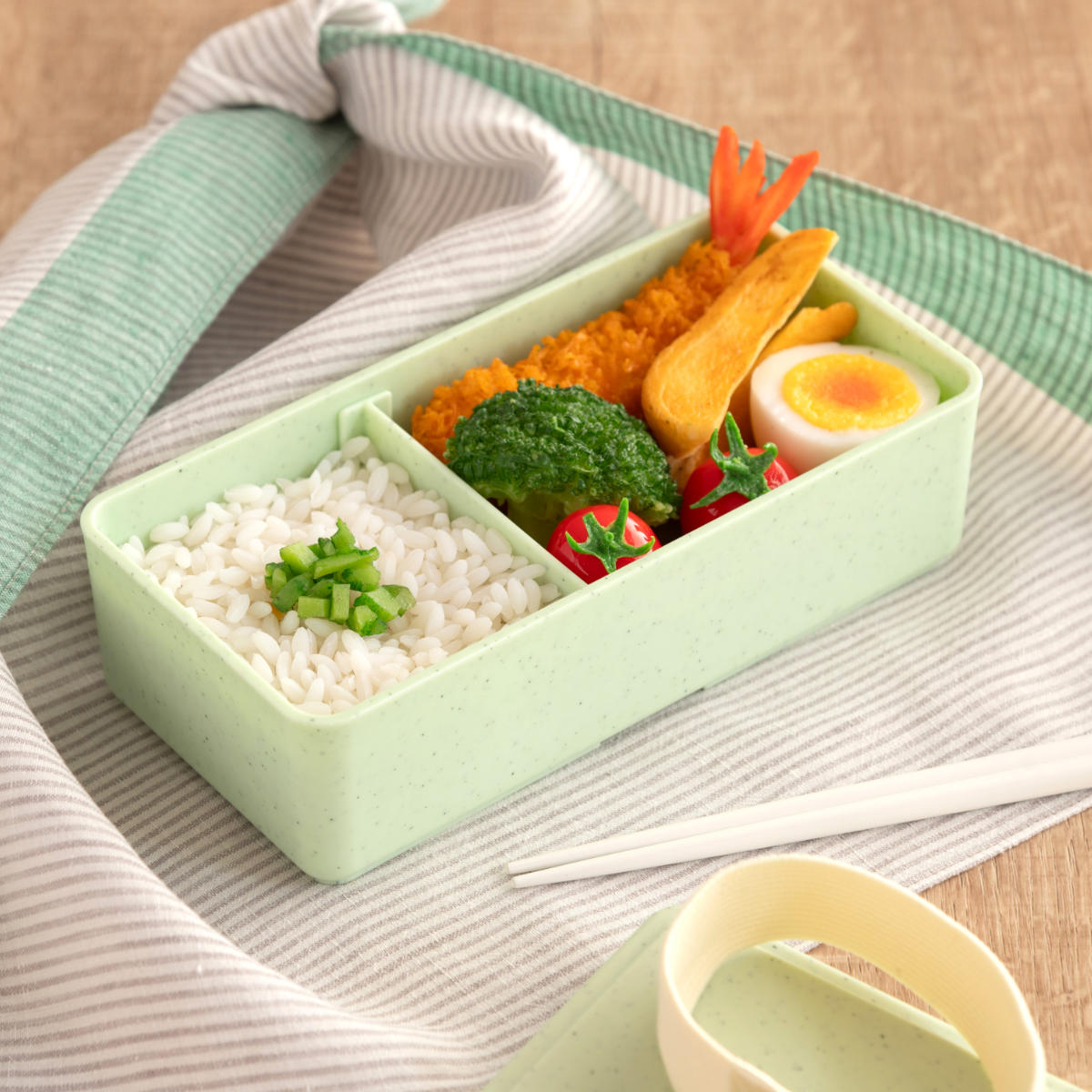 三好製作所 お弁当箱 GEL-COOL square L ジェラート 1段 500ml （ 弁当