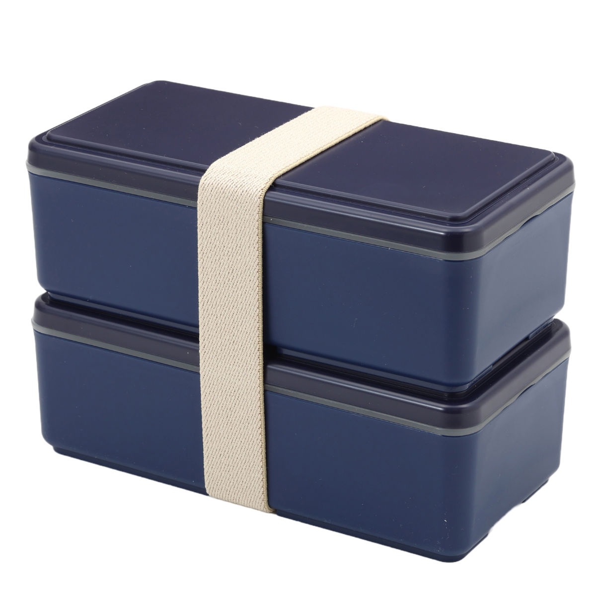 三好製作所 お弁当箱 GEL-COOL square W 2段 1000ml （ 弁当箱