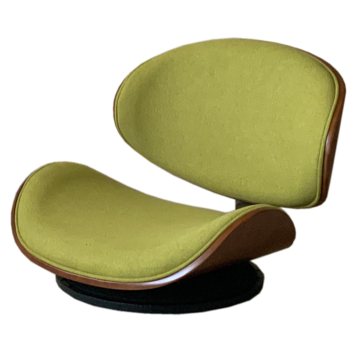 座椅子 360度 回転式 幅55cm ファブリック （ フロアチェア ローチェア