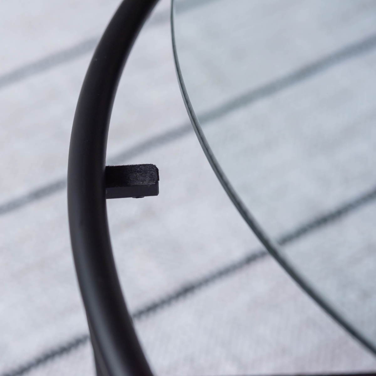 東谷 ローテーブル 幅60cm 丸 ガラス （ リビング テーブル ガラス