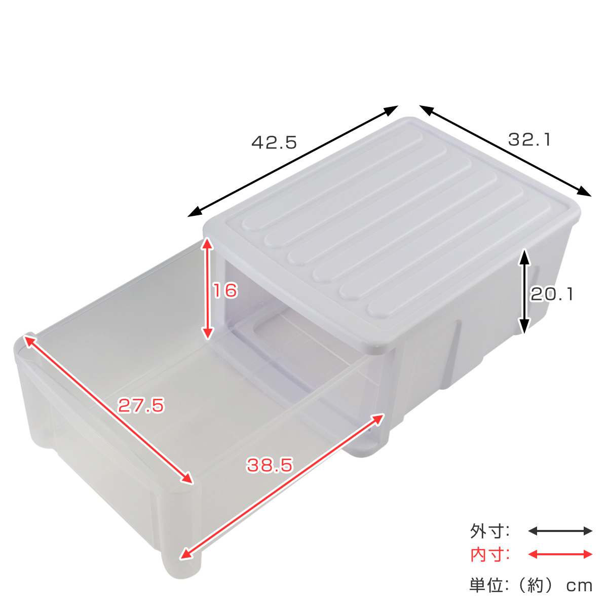 サンコープラスチック 収納ケース 3個セット シンクセルト B4−F W