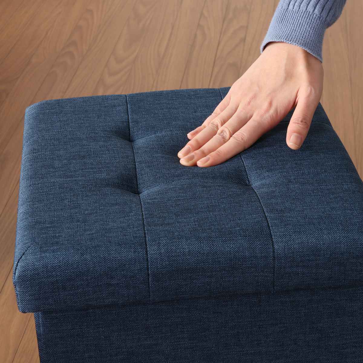 スツール 座面高30.5cm 収納 折りたたみ （ 座れる 椅子 いす ボックス