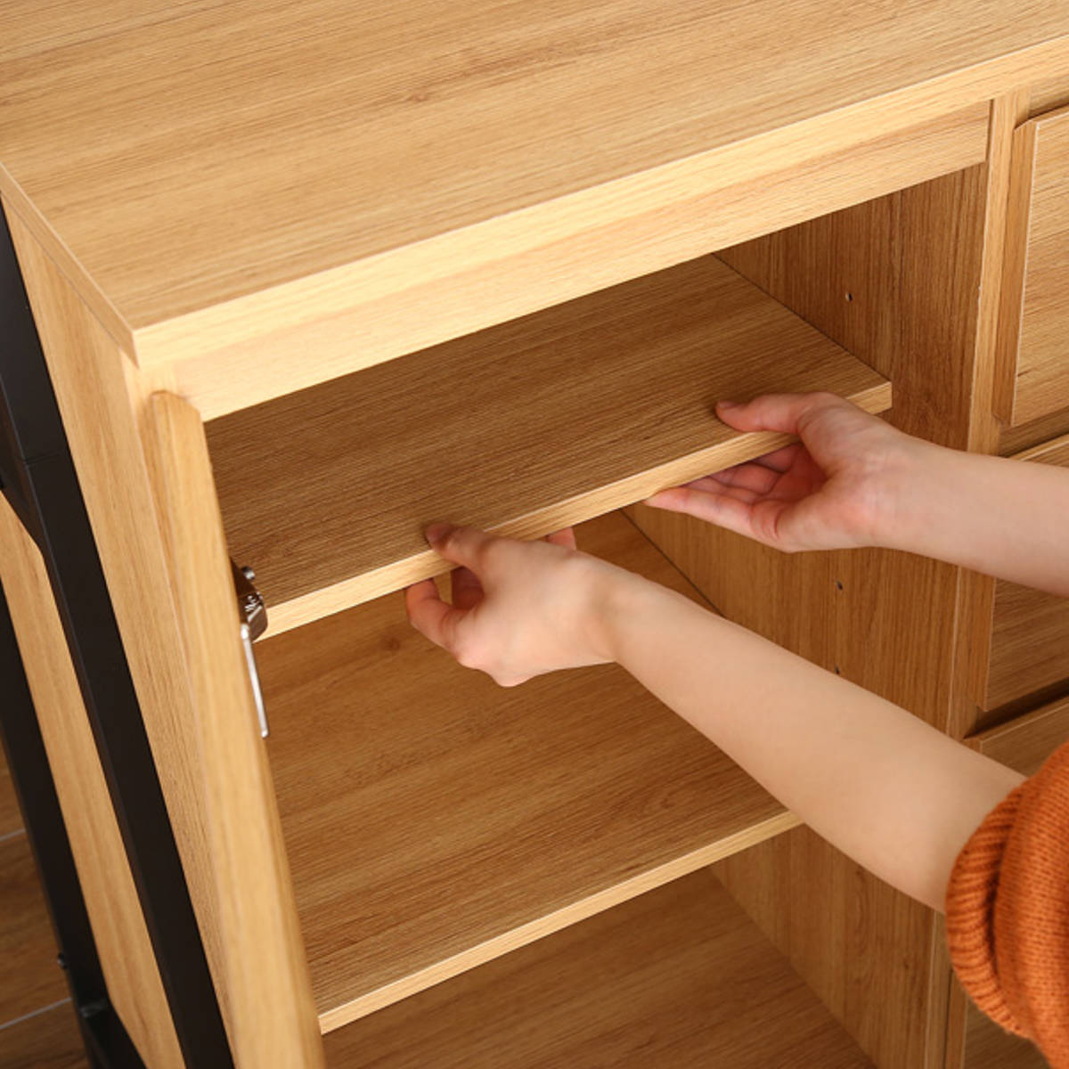 ホームテイスト（HOME taste） チェストラック 幅82.5cm ヴィンテージ