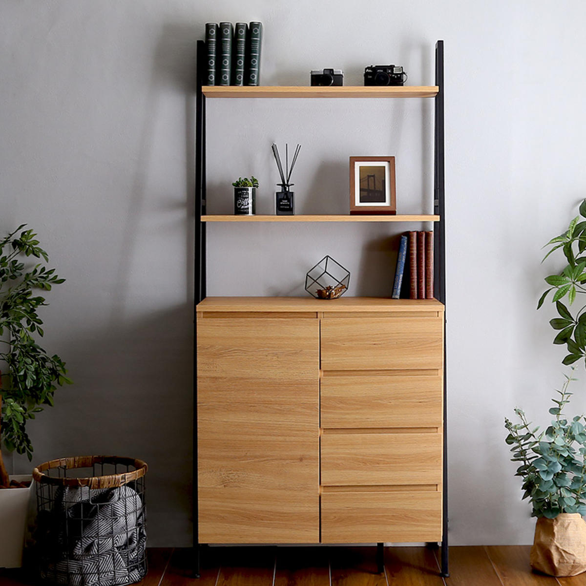 ホームテイスト（HOME taste） チェストラック 幅82.5cm ヴィンテージ