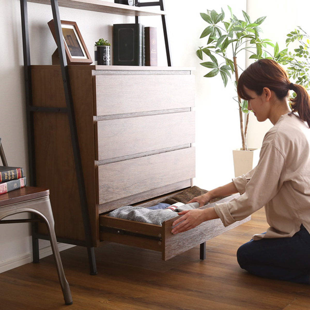 ホームテイスト（HOME taste） チェストラック 約幅82.5cm