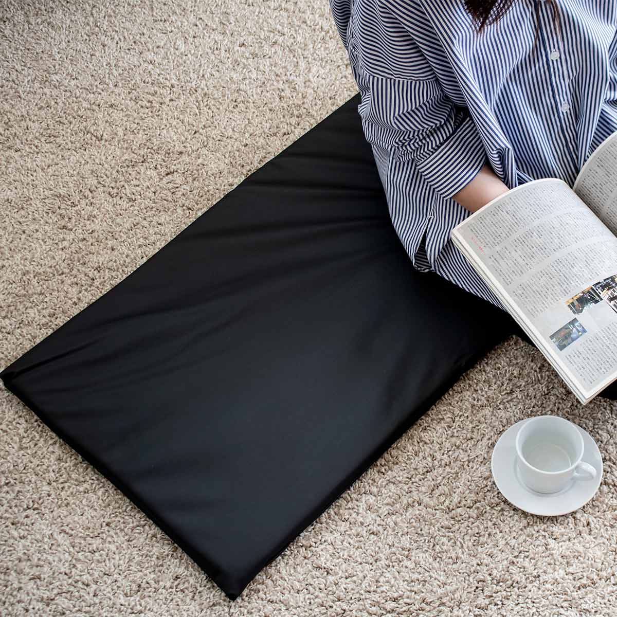 フェイクレザークッション 低反発ウレタン 45×90cm 日本製 （ チェア