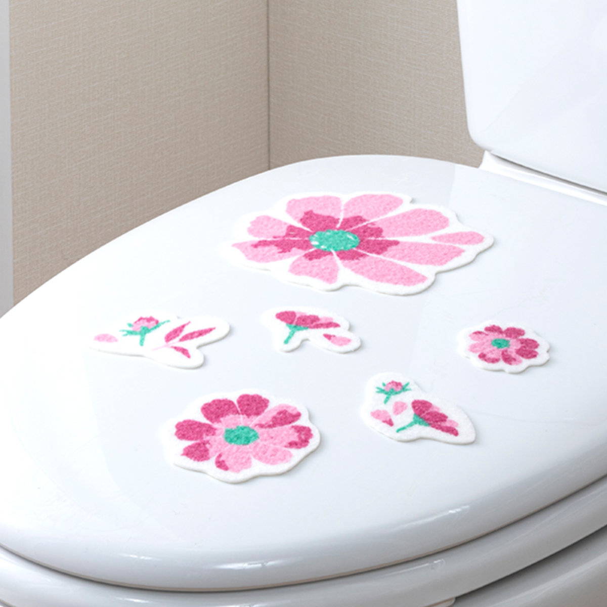 消臭シート タンク用 トイレの消臭DECOシート オーシャン ( トイレ用品 消臭 シート 貼って剥がせる カテキン効果 洗える シール トイレ ニオイ ) トイレ用 サンコー トイレ 消臭シート オーシャン 25×18cm(1シート) タンク用 置くだけ吸着 アンモニア 消臭加工 トイ