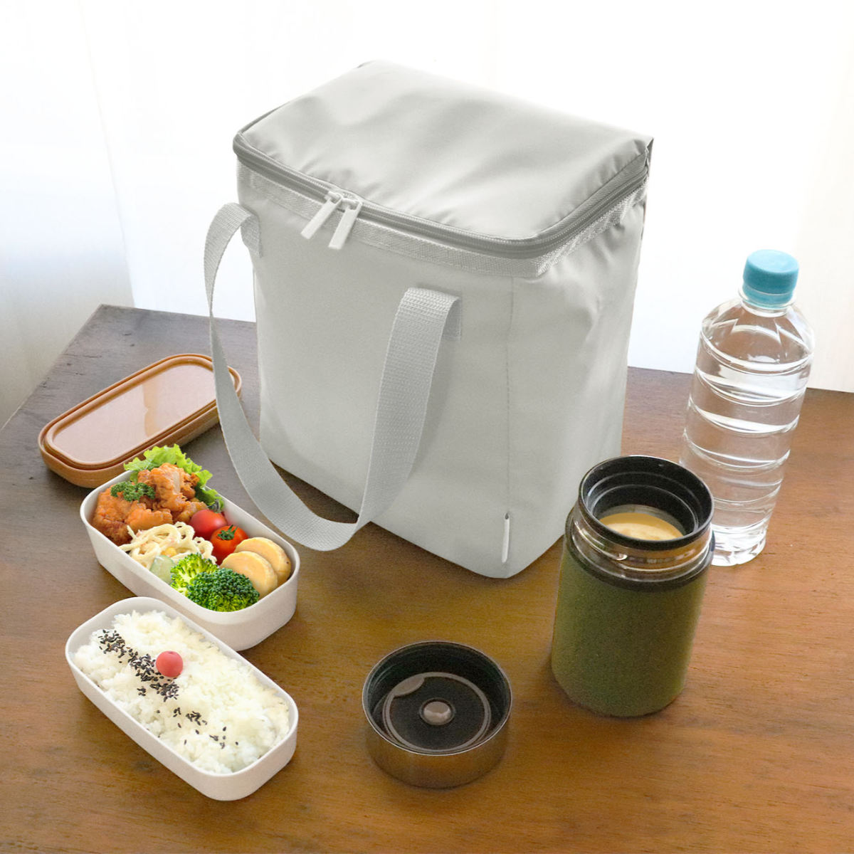 オカトー ランチバッグ Allons-y BOX型 保冷保温ランチバック （ 弁当