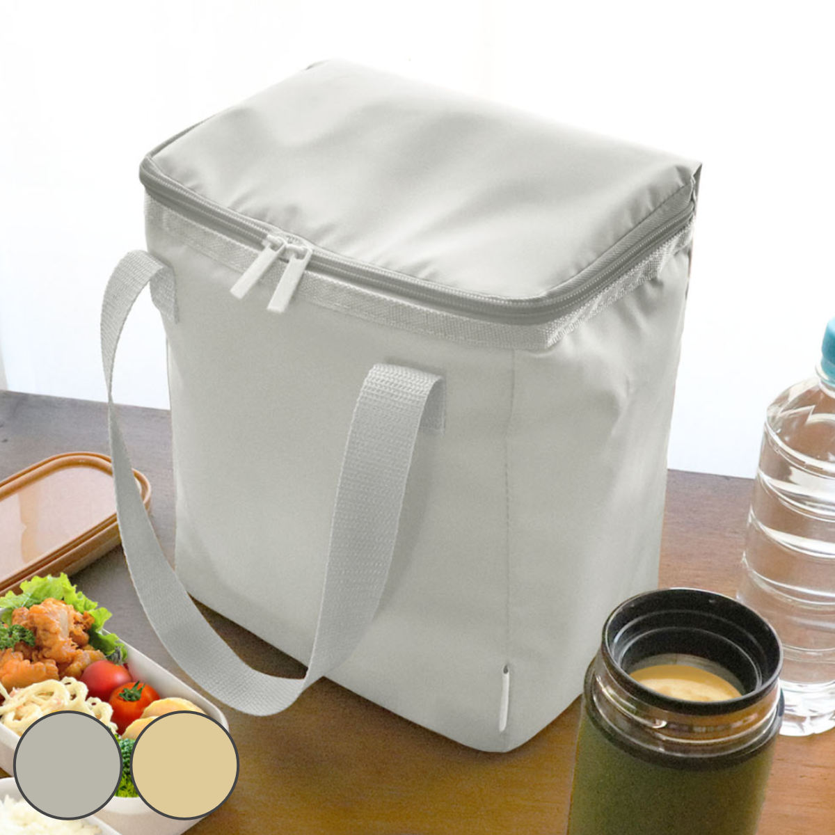 オカトー ランチバッグ Allons-y BOX型 保冷保温ランチバック （ 弁当