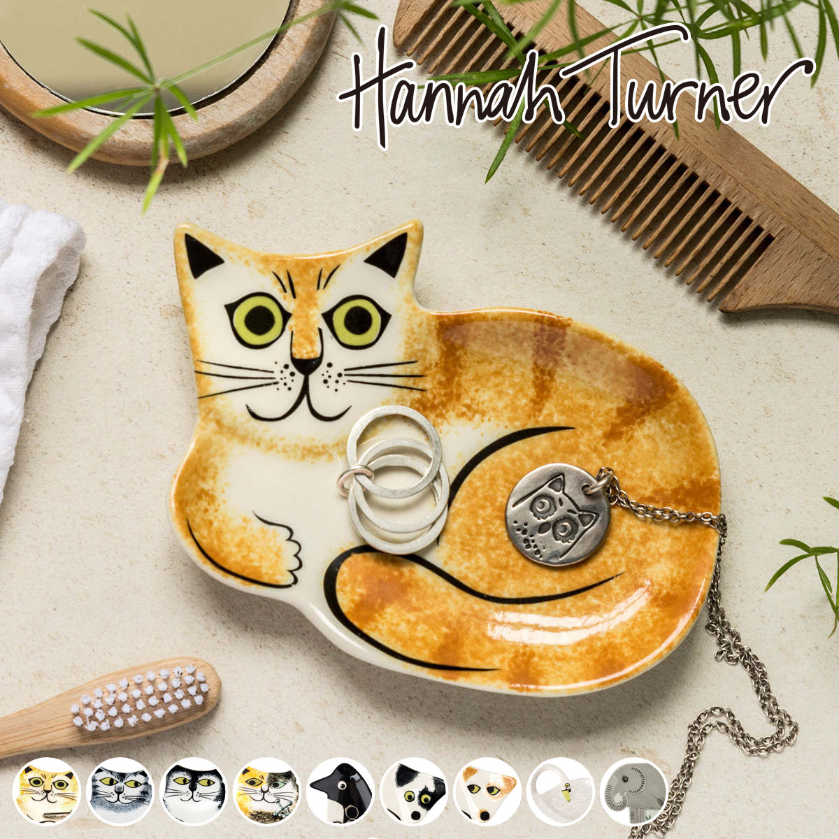 ナルニア国物語　ビーバー　アクセサリートレイ Hannah Turner（ハンナターナー） トレイ Hannah Turner Trinket Dish