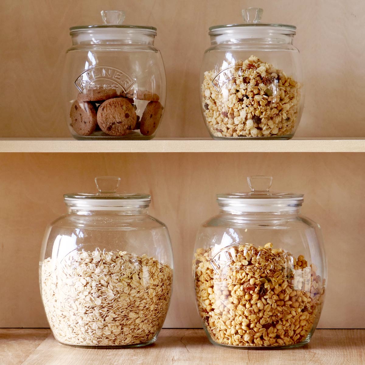 KILNER（キルナー） 保存瓶 KILNER 850ml Universal Push Top Storage