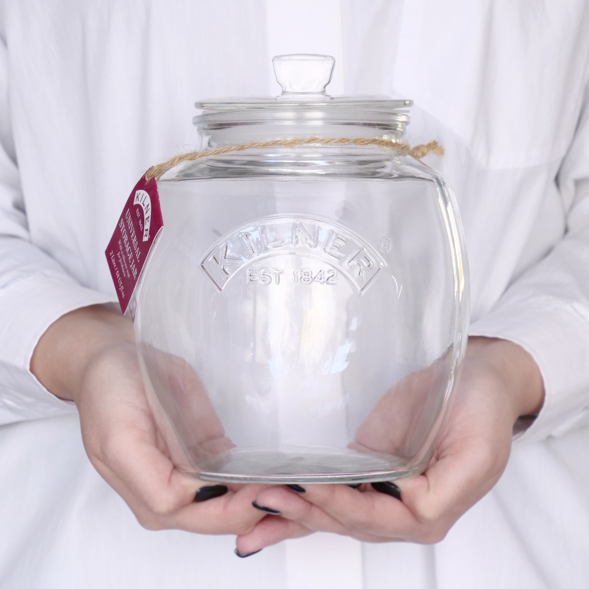 保存容器 KILNER UNIVERSAL STORAGE JAR 2L （ キルナー 保存瓶 ガラス 