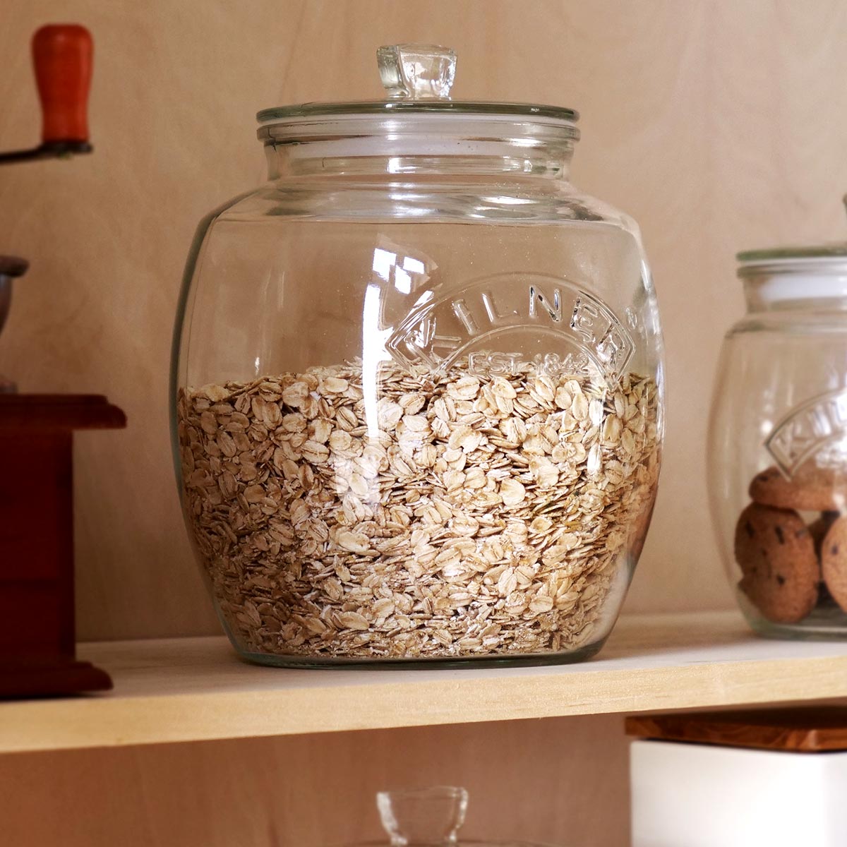 保存容器 KILNER UNIVERSAL STORAGE JAR 2L （ キルナー 保存瓶 ガラス 食洗機対応 保存 瓶 パッキン付き 密閉容器  ガラスジャー キャニスター 大きい ）